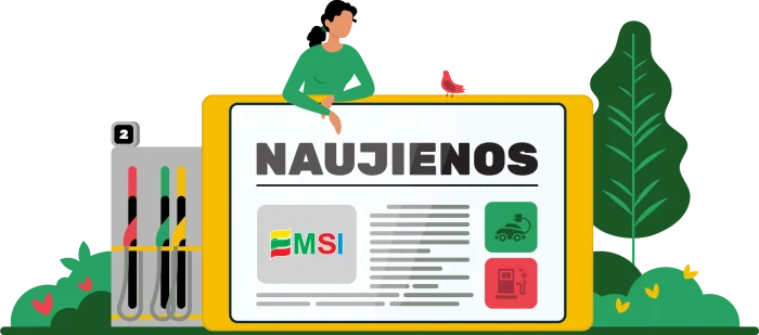 EMSI NAUJIENOS